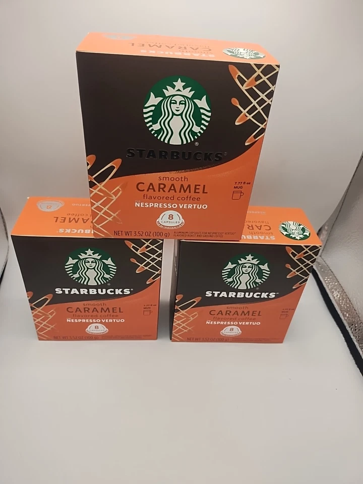Starbucks For Nespresso Vertuo Caramel Coffee 16 Capsules - READ DESCRIPTION