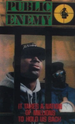 New: PUBLIC ENEMY - It Takes a Nation of Millions to Hold Us Back CASSETTE, Gree Foto 1 de 2