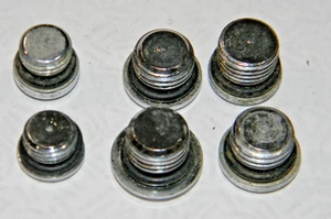 SEIS - 5/16 y 3/8 Enchufe de Puerto Hexagonal Vintage para Regulador Primera Etapa Buceo #8 - Imagen 1 de 2