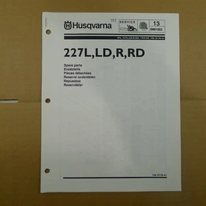 Fabricante de fabricante de equipos originales Husqvarna 227 recortadora de cuerdas lista de piezas ilustradas IPL, 1999 - Imagen 1 de 1