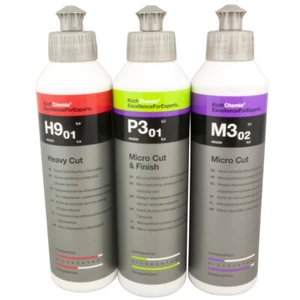 Juego de pulidores Koch Chemie antiholograma de corte pesado y micro 3x250 ml - Imagen 1 de 1