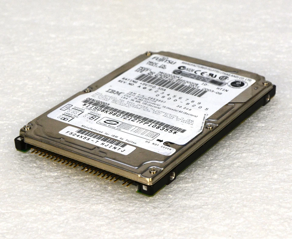 30GB 2.5" 6.35 cm HDD Notebook Hard Drive Fujitsu MHS2030AT IDE 4200RPM O137 - Image 1 of 1