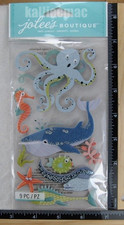 Jolee's OCEAN ANIMALS Boutique Stickers WHALE SEAHORSE BEACH VACATION NEW