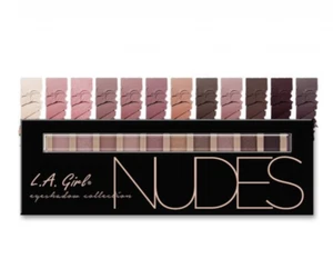 L.A. Girl Beauty Brick Nude Shades Eyeshadow Collection Palette Mirror & Brush - Picture 1 of 7