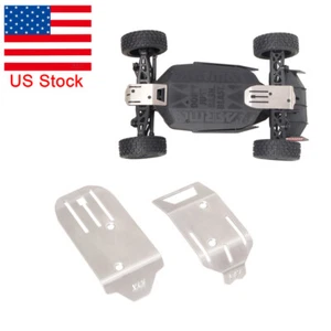 Stainless Front Rear Chassis Guard Plate For Arrma 1/18 Typhon Grom RC Parts -US - Picture 1 of 9