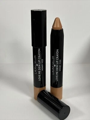 Laura Geller Love Me Dew Feuchtigkeitsspendender Lippenstift Honey Fizz Duo (Nude) Neu