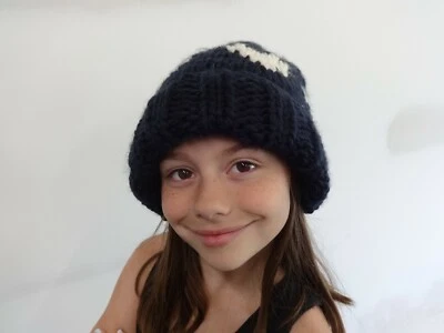 NUEVO CON ETIQUETAS Dead Stk Mossimo Target Azul Marino C317CW Tejido Gorro Invierno Sombrero Mujeres OSFA Foto 1 de 4