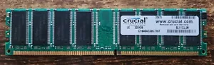 Crucial 512 MB 400 MHz DDR PC RAM Memory **TESTED & WORKS** - Picture 1 of 1