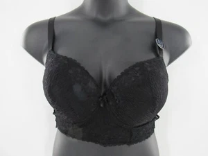 Plus Size Women's Black Sexy Comfortable Lace Comfy Bra Size 40D : BRAND NEW - Picture 1 of 4