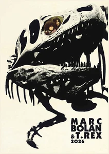 Calendario de pared 2026 (12 pg) MARC BOLAN & T-REX póster fotográfico de música vintage 1254 - Imagen 1 de 2