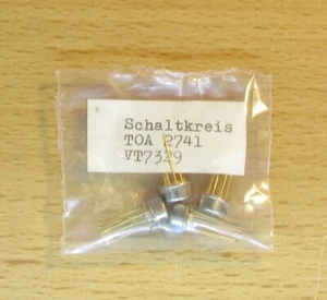 Antike OPs 4x TOA2741 + 2x TAA241 von VALVO, TO-99 (8-Pin Metall) - Bild 1 von 4