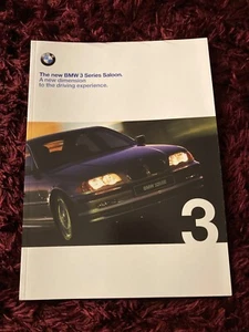 BMW Serie 3 Sedán Folleto 1998 - Edición Reino Unido 1/98 - Forma E46 - NUEVO - Imagen 1 de 2
