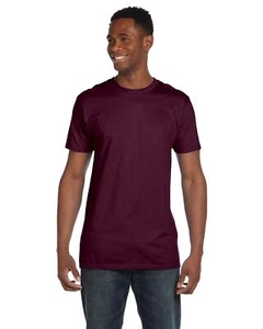 Hanes Mens T-Shirt Ringspun Cotton 4.5 oz Light Weight S-3XL M-4980 - Picture 1 of 49