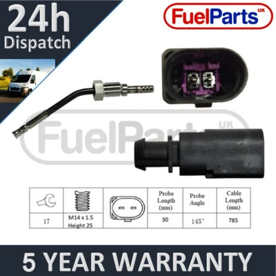 For Polo Ibiza Fabia 1.2 TDi FuelParts Exhaust Gas Temperature Sensor EXT195PV - Image 1 of 2