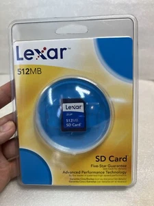 Lexar Digital Flash Memory Card - 512 MB - SD (SD512-231) - NEW FACTORY SEALED! - Picture 1 of 3
