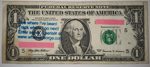 Where's George $1 Dollar Bill 1999 Richmond, VA See Listing & Attached Pics - Picture 1 of 2