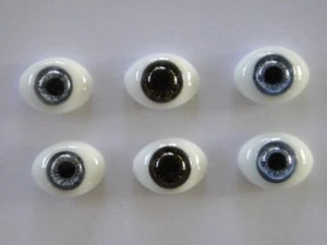 Yeux en verre-paperweight 16 mm pour Poupée ancienne ou moderne - Reborning - Picture 1 of 1
