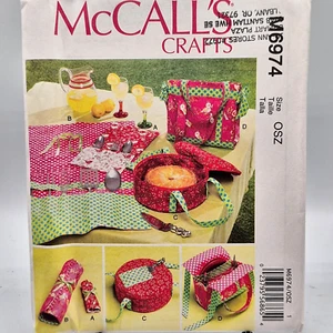 McCall's Sewing Pattern #6974 ~ Camping & Picnic Items & Accessories - Picture 1 of 2