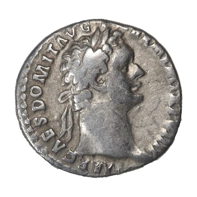 Roman Empire Domitian AR Silver Denarius 81-96 AD Ancient Roman Coin RIC.719 - Image 1 of 2