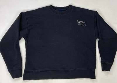 Sudadera Simon Miller Cuello Redondo Mujer Mediana Grande Negra Foto 1 de 4