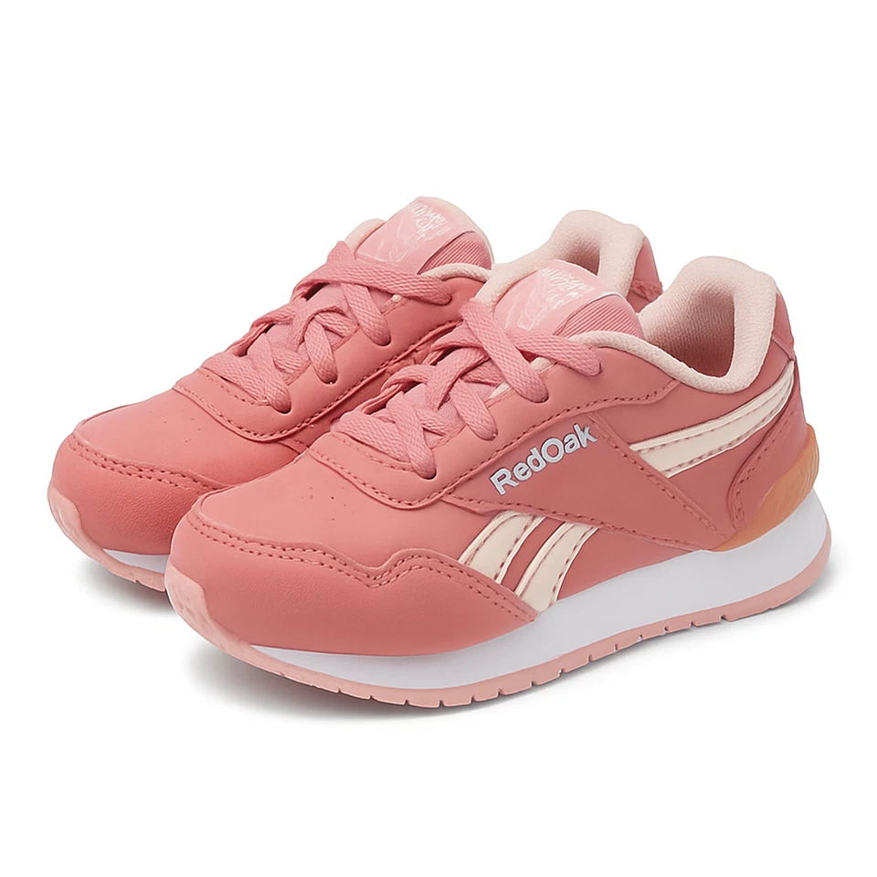 Tênis esportivo Reebok infantil feminino leve rosa tamanho 7 - Imagem 1 de 4