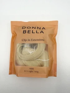 Donna Bella Premium Clip In Set Glatt Blond 7 Stück 140g Echt Remy Haar - Bild 1 von 8