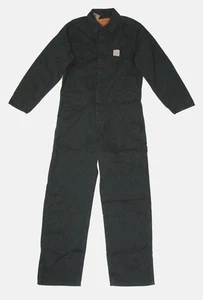 $118.00 LEVI'S WORKWEAR STAY LOOSE COVERALLS Pirate Black Twill DARK GREY - XL - Picture 1 of 13