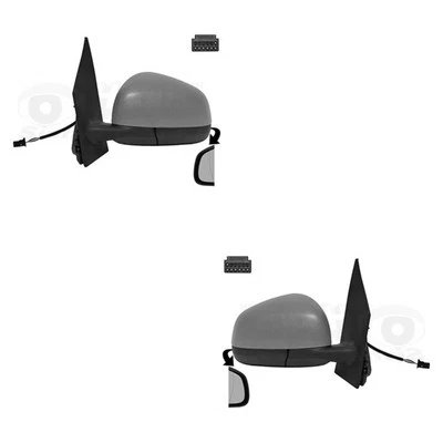 VAN WEZEL Specchio Esterno Set Sinistro Destro Per Smart Fortwo Cabriolet 453 - Immagine 1 di 3