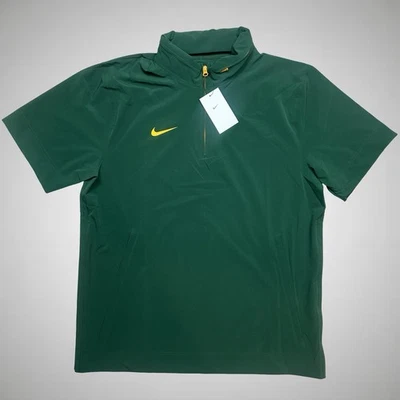 Nike 1/4 Zip Windbreaker Jacket Sideline Coach FJ9548 Green Men's Size Large NEW - Image 1 of 4