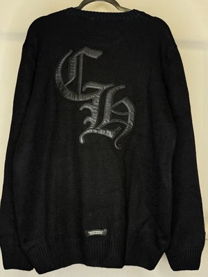 Suéter Cuello Redondo Chrome Hearts 711 Cemetery Cross Nylon CH 'Negro' Foto 1 de 4