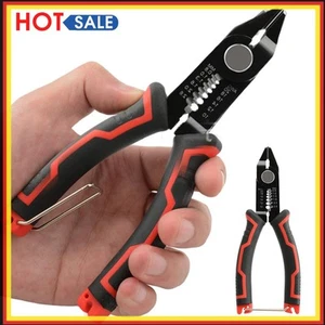 Wire Stripping Pliers Cable Cutter Multitool Pliers Electrician Repair Tools - Afbeelding 1 van 10