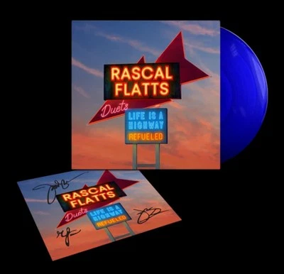 SIGNED - Rascal Flatts- Life Is A Highway: Refueled Duets -  Exclusive LP   - Image 1 of 4