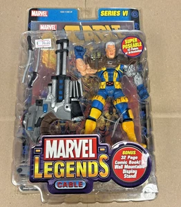 Marvel Legends CABLE Series VI 2004 with Comic Book Toy Biz NIB - Picture 1 of 6