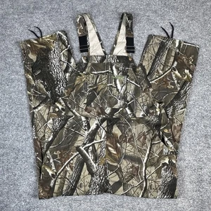 Remington Camo Bibs Mens Large 42 44 Green Realtree Hardwoods Hunting Overalls - Picture 1 of 18