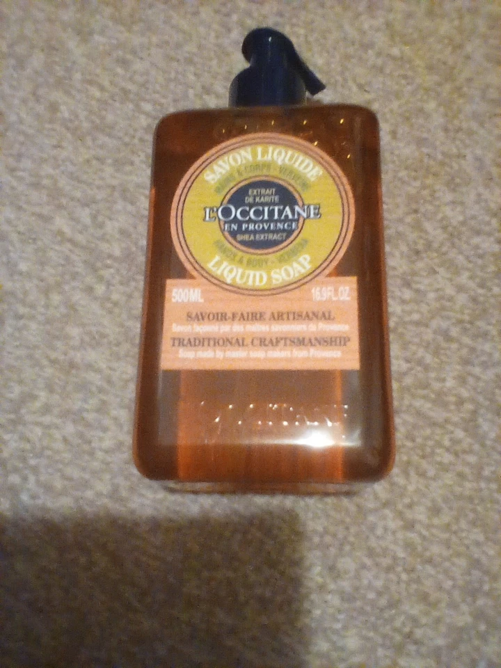 L’OCCITANE Shea Verbena Liquid Soap 500ml – Luxury Gentle Hand & Body Wash – NEW - Image 1 of 1