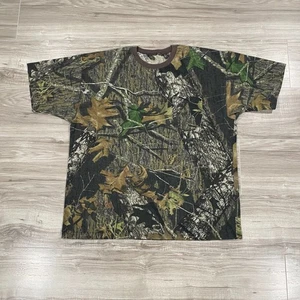 Vintage 90s Realtree Shirt Mens XL Camo Single Stitch Pocket Tee Hunting USA - Picture 1 of 13