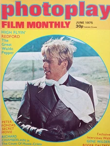 PHOTOPLAY JUN 1975 ROGER DALTREY, SUSAN GEORGE, MONTY PYTHON AD, REDFORD, EKLAND - Picture 1 of 7