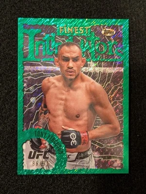 TONY FERGUSON - 2024 Topps Finest UFC Intimidators Green Shimmer 67/93 #INT-1 - Image 1 of 3