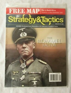Strategy & Tactics #300 The Rommel Factor With Free Map Sealed Sept-Oct 2016 - Picture 1 of 4