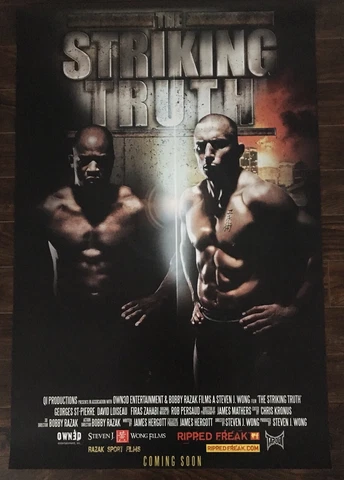 The Striking Truth Poster, Georges St-Pierre, David Loiseau, UFC, Firas Zahabi Cover