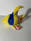 TY Beanie Baby - ORIEL the Fish (7 inch) - MWMT's Stuffed Animal Toy