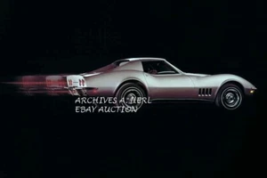 Chevrolet Corvette 1968 Chevy auto fotografia stampa foto - Foto 1 di 1