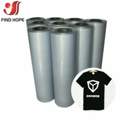 Reflective Gray Heat Transfer Vinyl Iron on Tshirt Clothing Hat Bag HTV Printing - Image 1 of 4