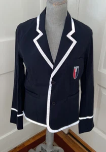 Scull And Sweep Navy Womens Regatta Blazer With Row America Logo large - Picture 1 of 8