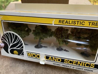 Woodland Scenic TR1003 Light Green Realistic Trees 2-3” New - Image 1 of 3