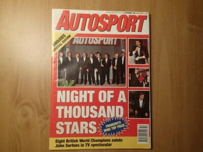 AUTOSPORT MAGAZINE-Night of a Thousand Stars-DARIO FRANCHITTI-World Champions - Image 1 of 3