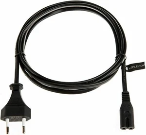Cable Cordon d'alimentation en 8 - Secteur - Bipolaire - 2 Pôles - 1m - Photo 1/1