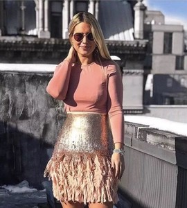 Las mejores ofertas en Faldas para mujer con lentejuelas Zara | eBay