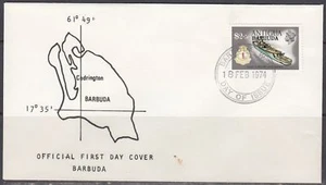 Antigua -Barbuda Scott 129 FDC - 1973 Definitive Issue - Picture 1 of 1
