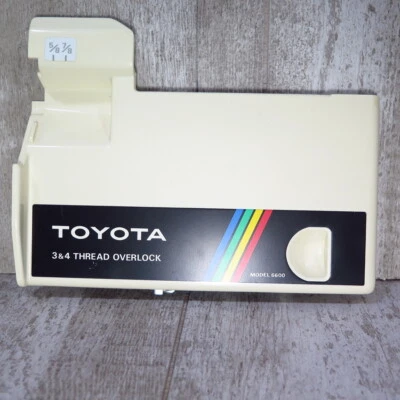 丰田 3 & 4 螺纹叠锁缝纫机 Serger 型号 6600 零件:前盖 — 第 1/4 张图片